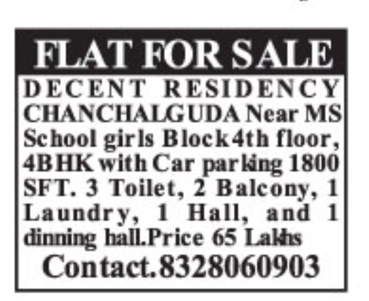 4 BHK Flat for Sale